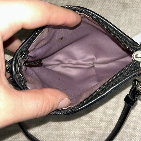 COACH Occasion Black Sequin Universal Wristlet Wallet - Picture 3 of 3